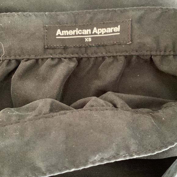 American Apparel Tencil midi pencil skirt with front slit and tie front. - Picture 3 of 3